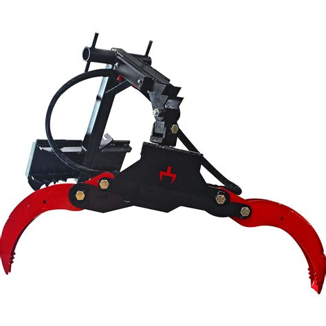 mini skid steer log clamshell grapple|56 inch log grapple.